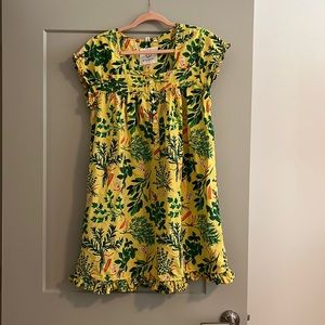 Anthropologie Printfresh Pintuck Nightgown in Herb Garden Citrine XS